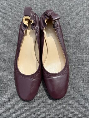 Everlane Day Heel in Oxblood
